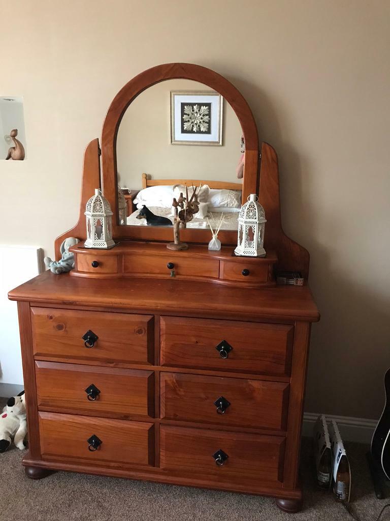Stunning NZ Solid Pine Dressing Table Drawers in Motherwell, North