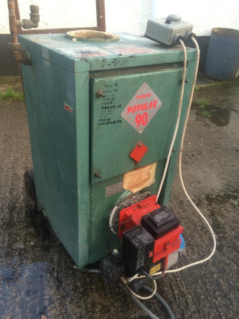 firebird popular 90 oil boiler and burner in Armagh, County Armagh