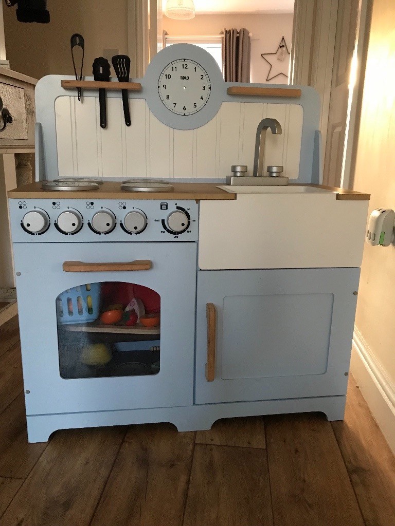 Kitchen Playsets Tidlo Wooden Kitchen Station Early Education