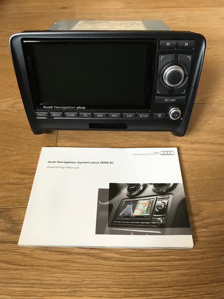 Audi tt tts ttrs rns-e sat nav navigation plus. High gloss model hd