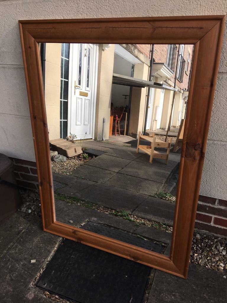 Large pine mirror in Newport Gumtree