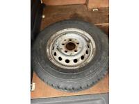 Van tyre 225/70/15 with rim