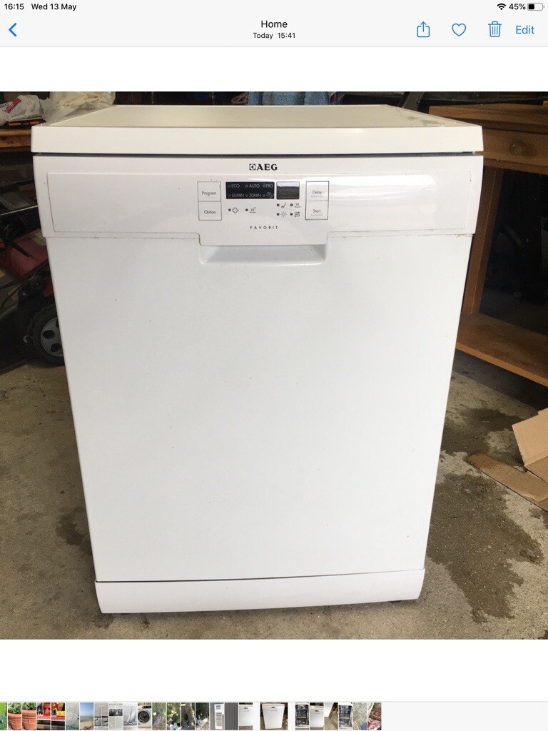 AEG Dishwasher 2 years old and lightly used. in Lymington, Hampshire