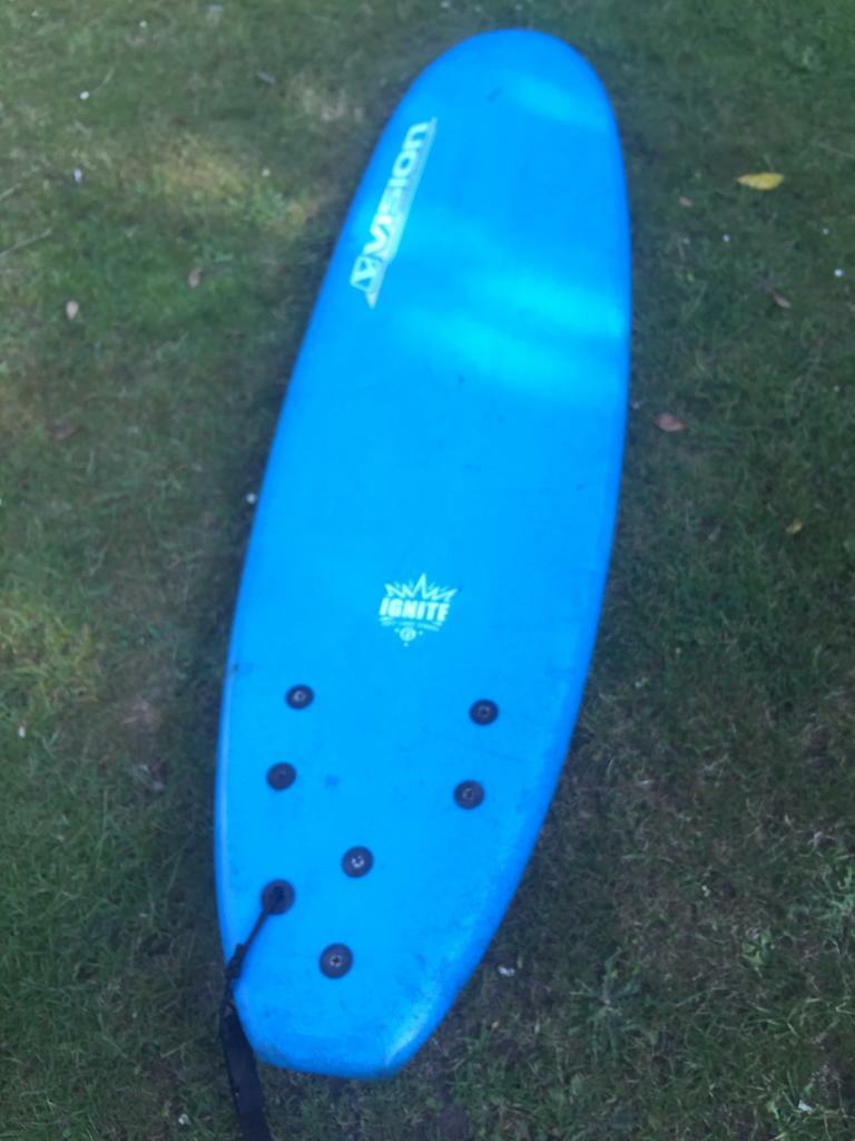 Blue Foam Vision Ignite 6ft Softboard Surfboard in Christchurch