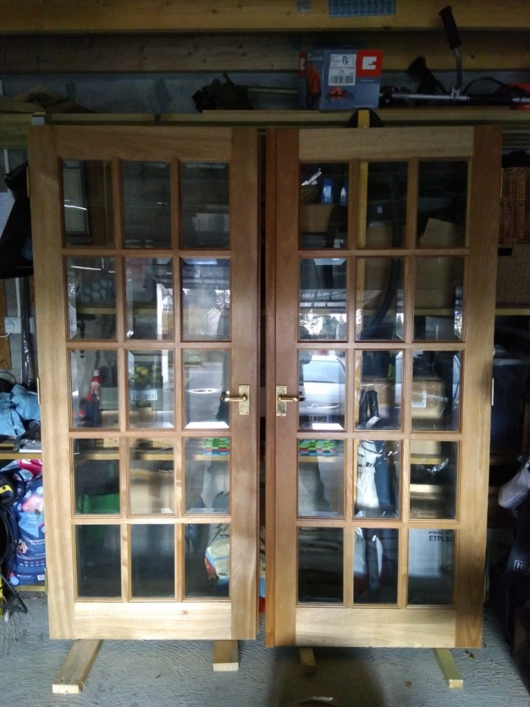 French doors with all ironmongery (brass) in Aboyne, Aberdeenshire