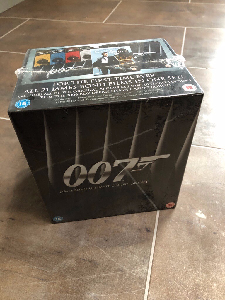 James Bond Ultimate Collection 21 DVD box set brand new