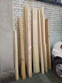 Various strips and planks of wood timber central London bargain