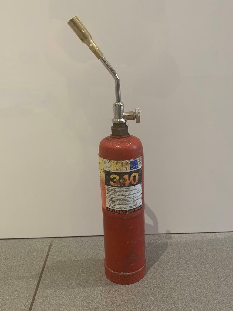 Sievert Gas Blowtorch & Calor Gas 340 Propane Cylinder Empty in Blaby