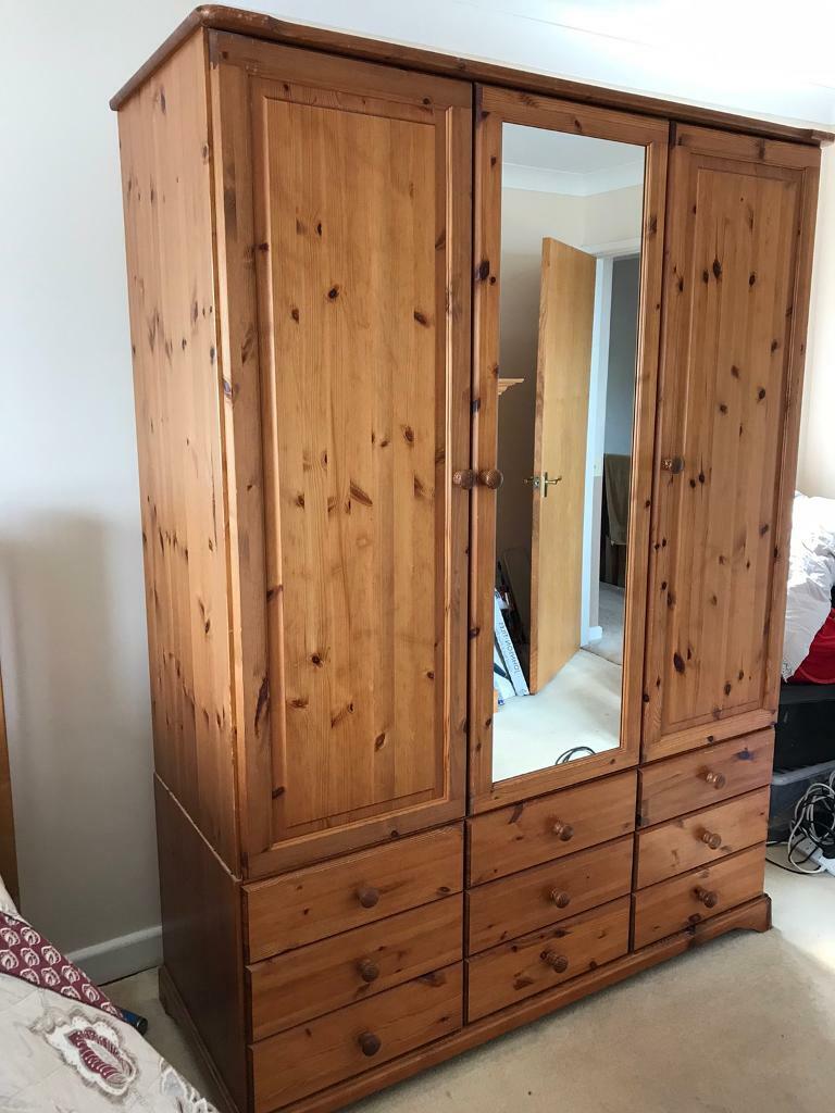 Solid Pine Wardrobe in Teignmouth, Devon Gumtree
