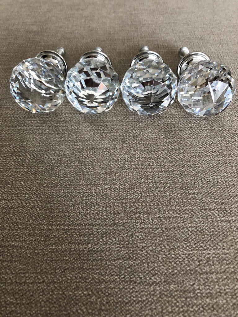 4 Large Crystal Door Knobs in Buckingham, Buckinghamshire Gumtree