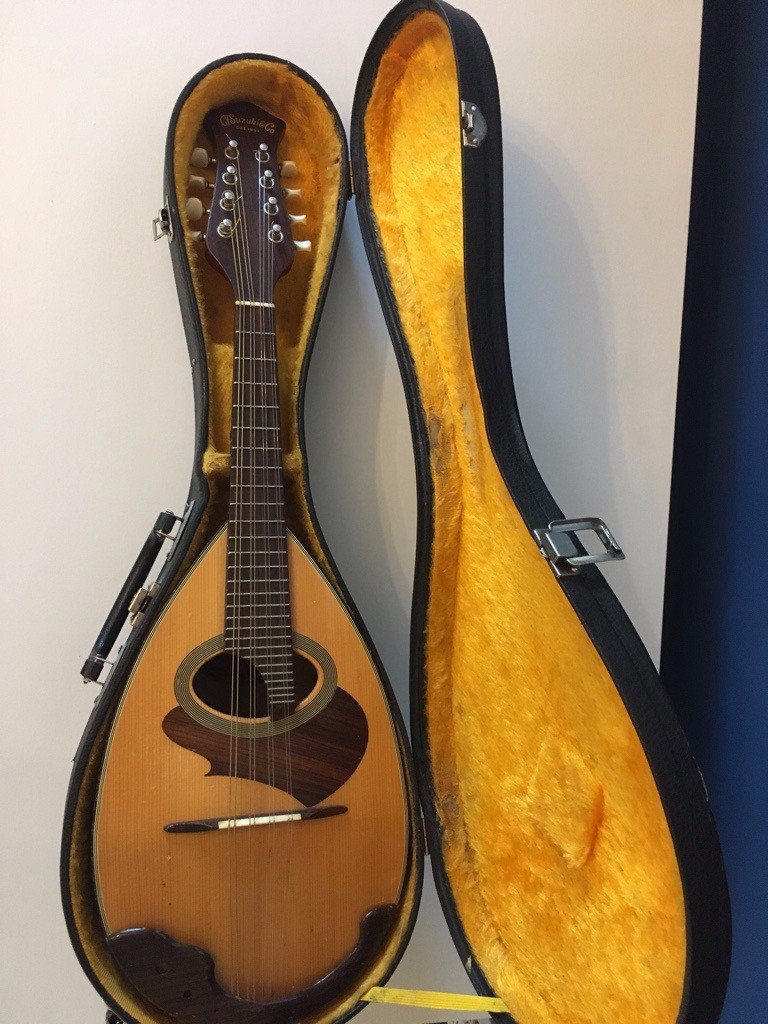 Vintage Kiso Suzuki Bowlback Mandolin Model 207/D (with hard case) in Southside, Glasgow Gumtree