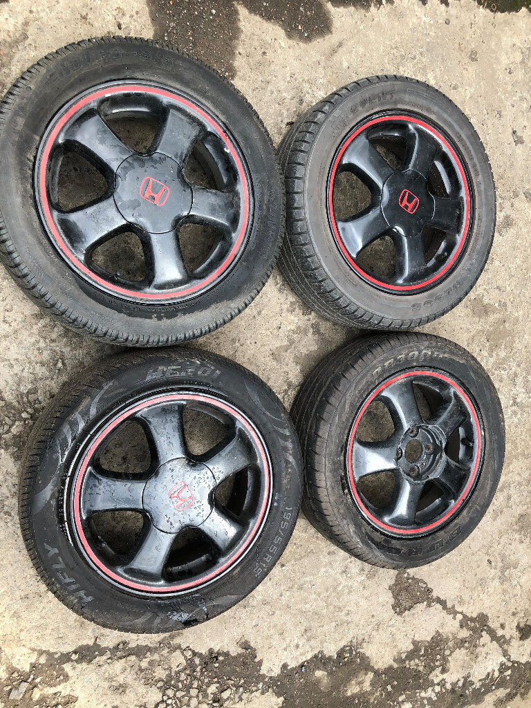honda civic eg6 vti fat five alloys oem 15" 4x100 in Denny, Falkirk