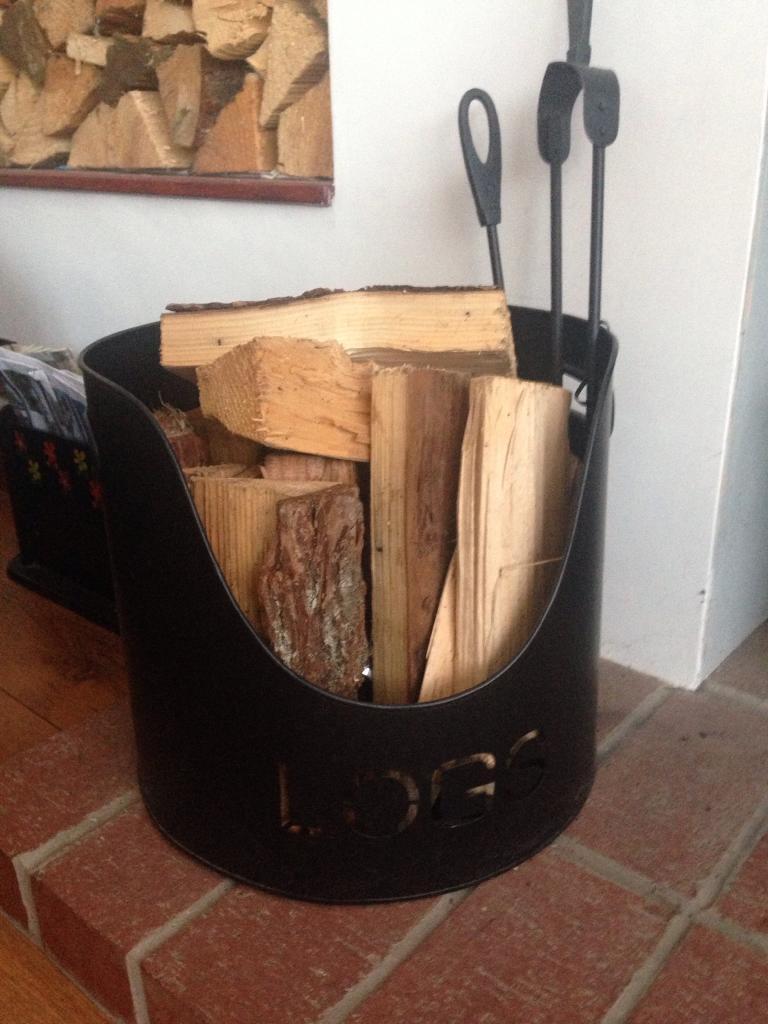Log bucket with logs in Broxburn, West Lothian Gumtree
