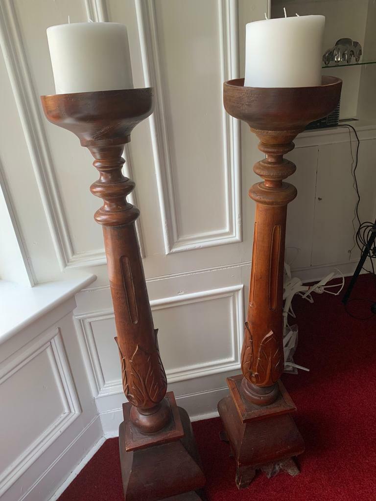 4Ft Wooden Candle Sticks in Beith, North Ayrshire Gumtree