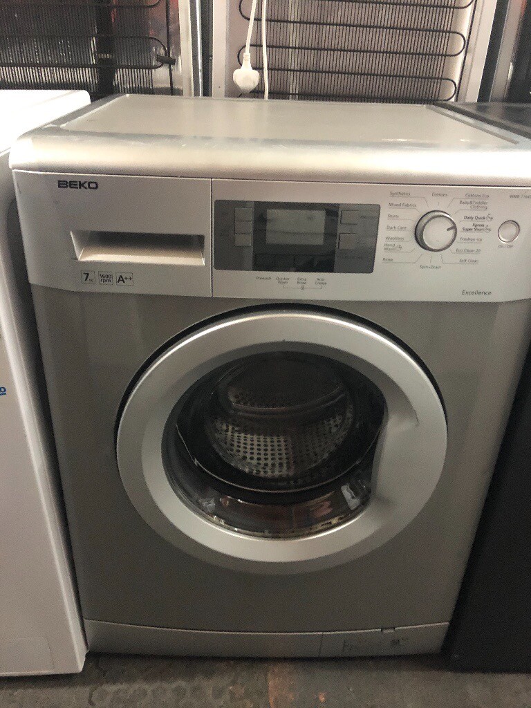 7KG SILVER BEKO 1500 SPIN WASHING MACHINE in Birmingham City Centre