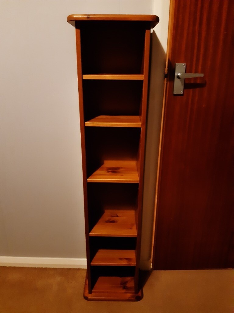 Solid pine CD/DVD/game storage tower in Elgin, Moray Gumtree