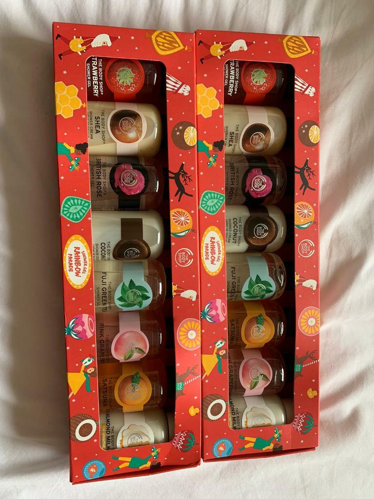 2x body shop shower gel gift sets in North Anston, South Yorkshire