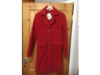 RED COAT SIZE 12 (BNWT) BARGAIN FOR ONLY £20.00