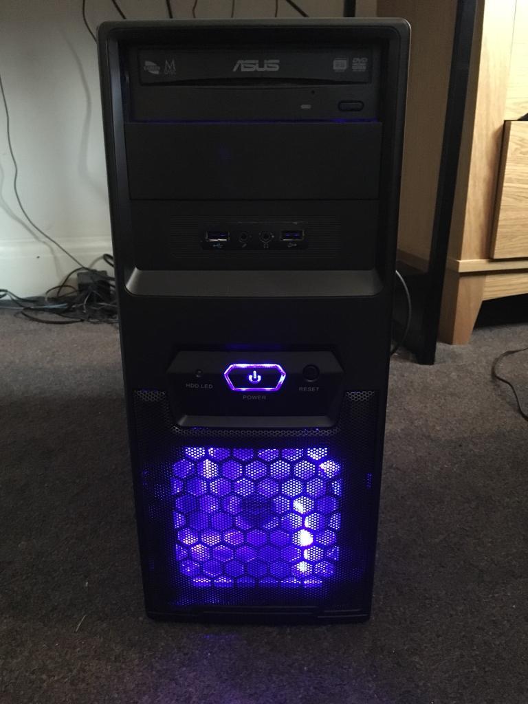 GAMING PC BUNDLE WITH PC, MONITOR, KEYBOARD, MOUSE AND HEADSET in