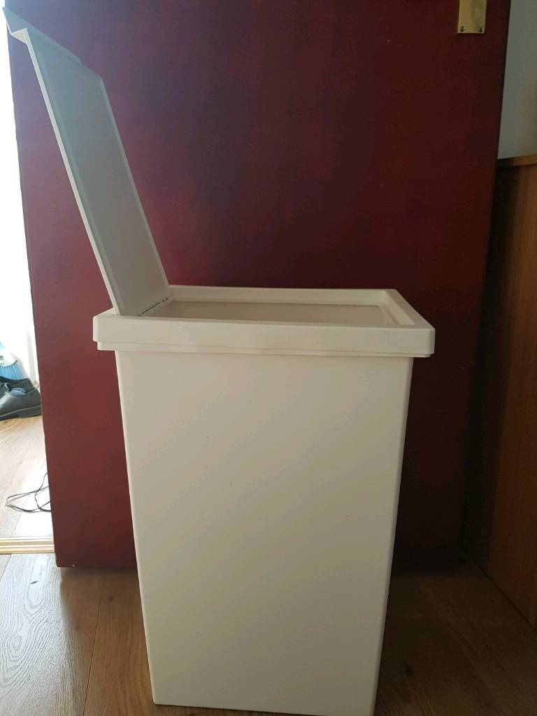 Sturdy IKEA white trash bin in Hounslow, London Gumtree