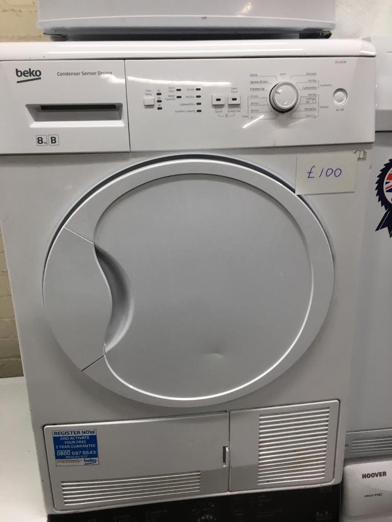 Beko 8kg B rated Condenser Tumble Dryer in Kettering