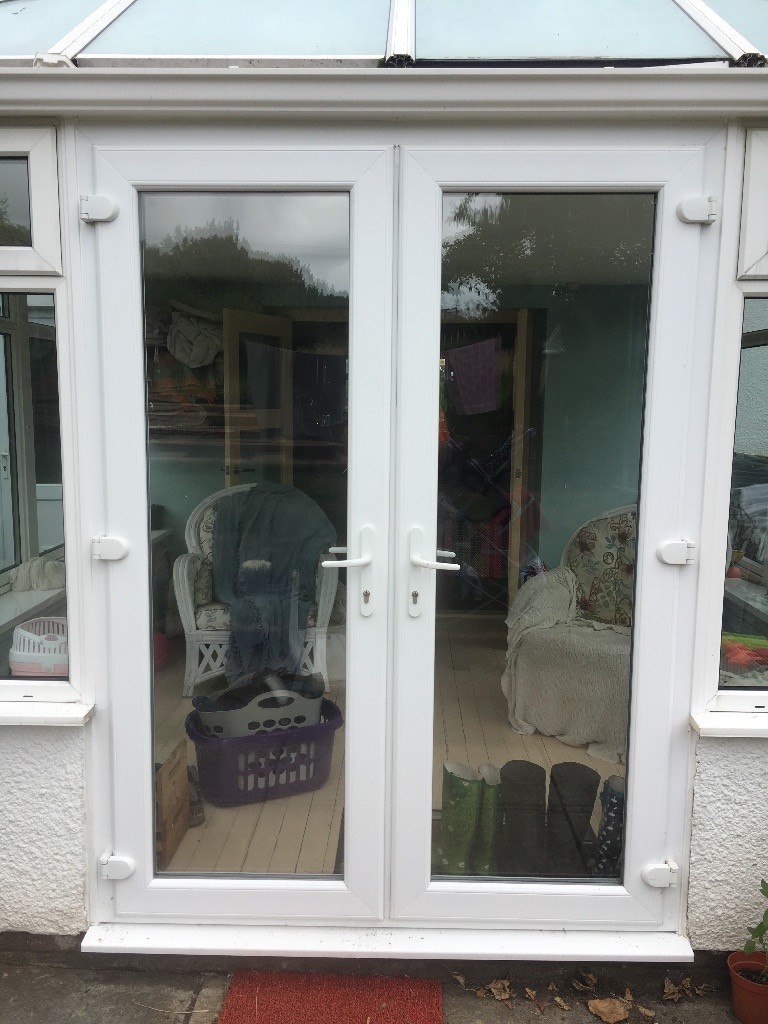 White Upvc Patio Doors in Vale of Gumtree
