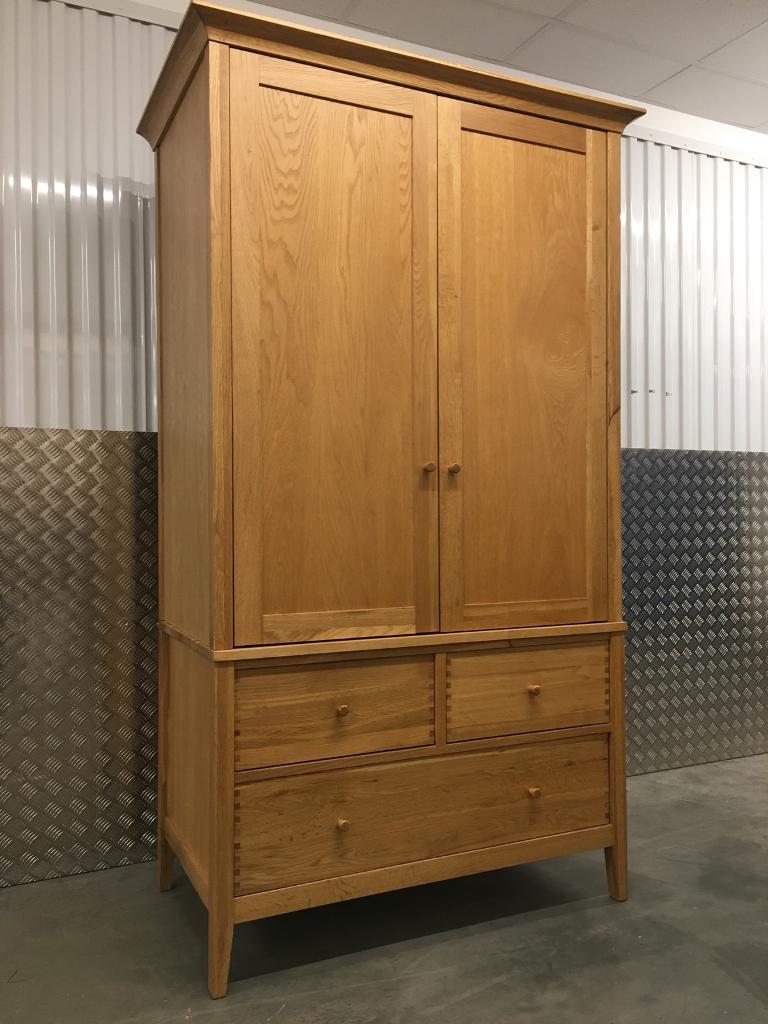 Willis & Gambier John Lewis essence solid oak Double Wardrobe with