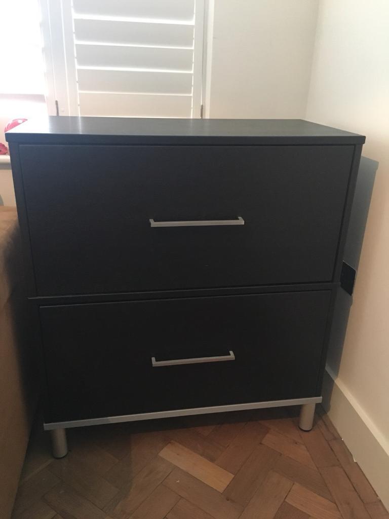 Ikea Filing Cabinet Dark Brown Effektiv In Ealing London