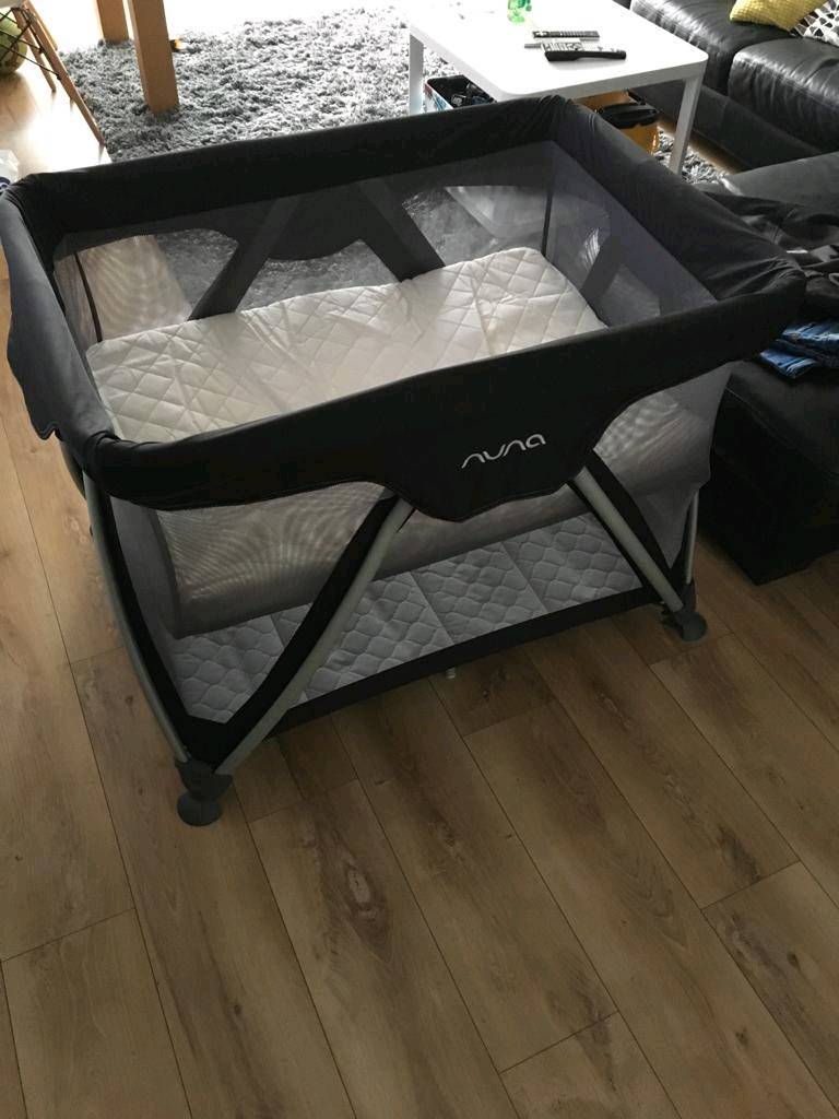 Large Nuna travel cot with mattress in St Mellons, Cardiff Gumtree