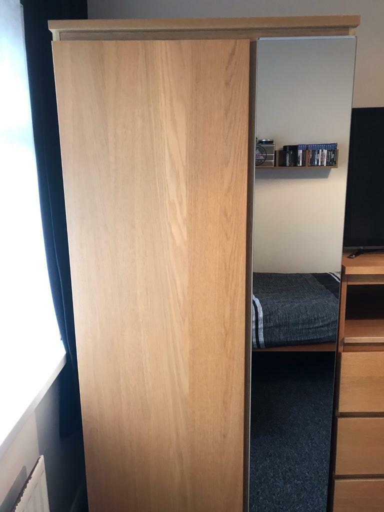 Used Ikea Malam Wardrobe Oak In Sydenham Belfast Gumtree