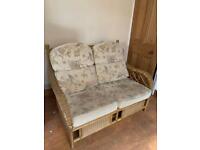 2 seater wicker chair / sofa conservatory furniture 