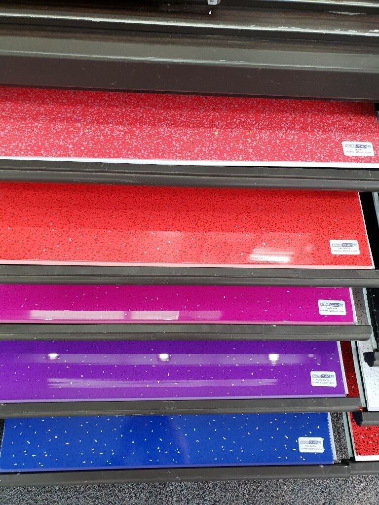 bathroom wet wall & Ceiling Cladding over 50 colours & Designs 2.7