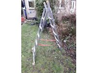 VERY HANDY 3 IN 1 LADDER (STEP/STAIR/EXTENSION) FOR SALE . COULD DELIVER .