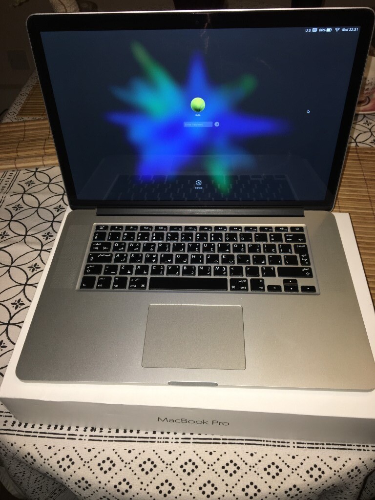 Macbook Pro Retina 15 Inch Mid 2015 16gb Ram 256gb Ssd