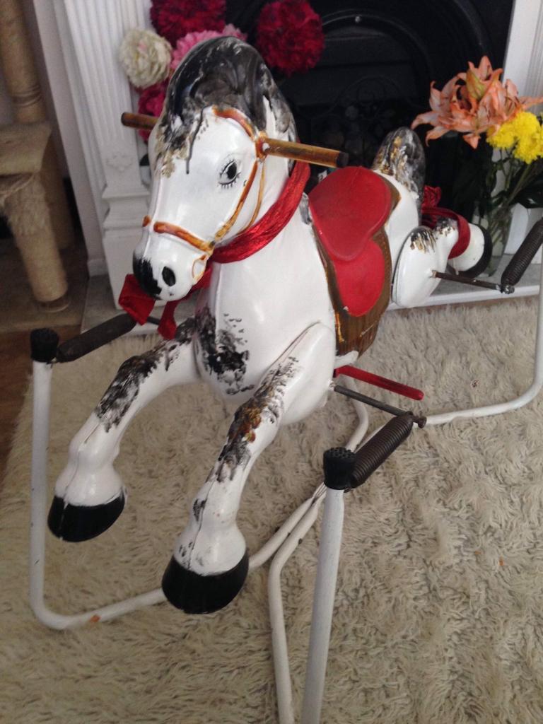 Mobo vintage rocking horse 1950/60's prairie king in Southampton