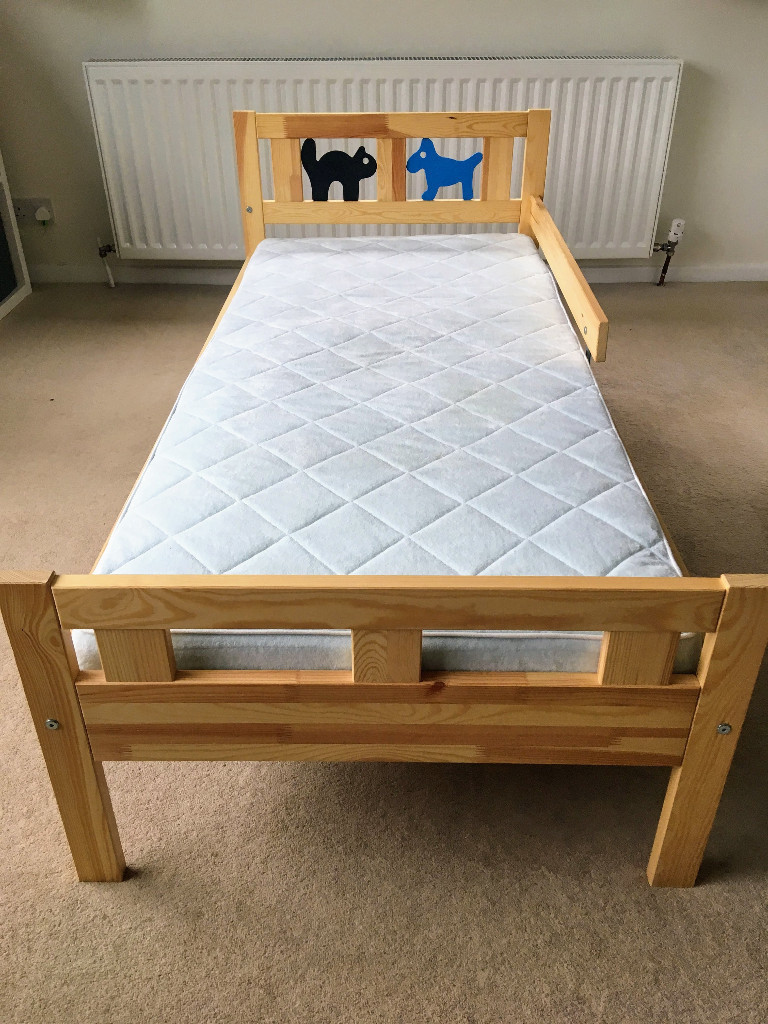 Ikea Kritter Bed Frame and Ikea Vyssa Vackert Mattress in Nailsea