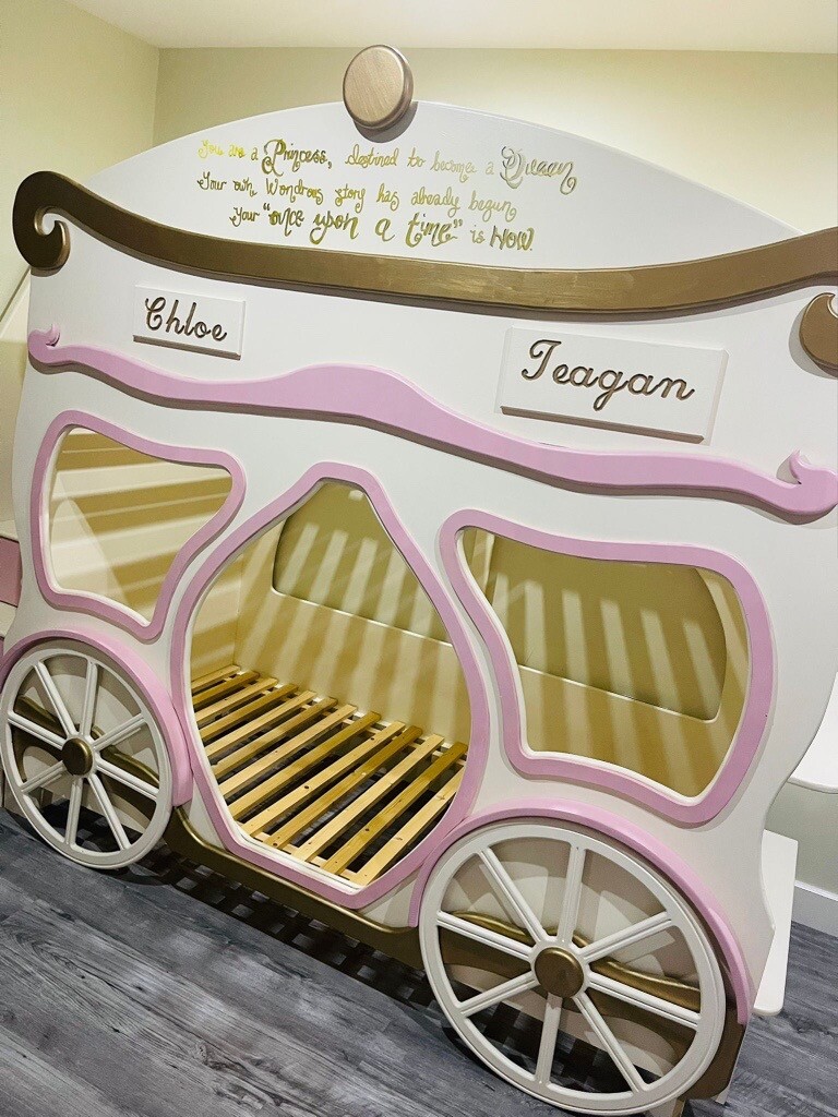 Custom made Princess Carriage Single Bed Bunk Bed in Lurgan, County