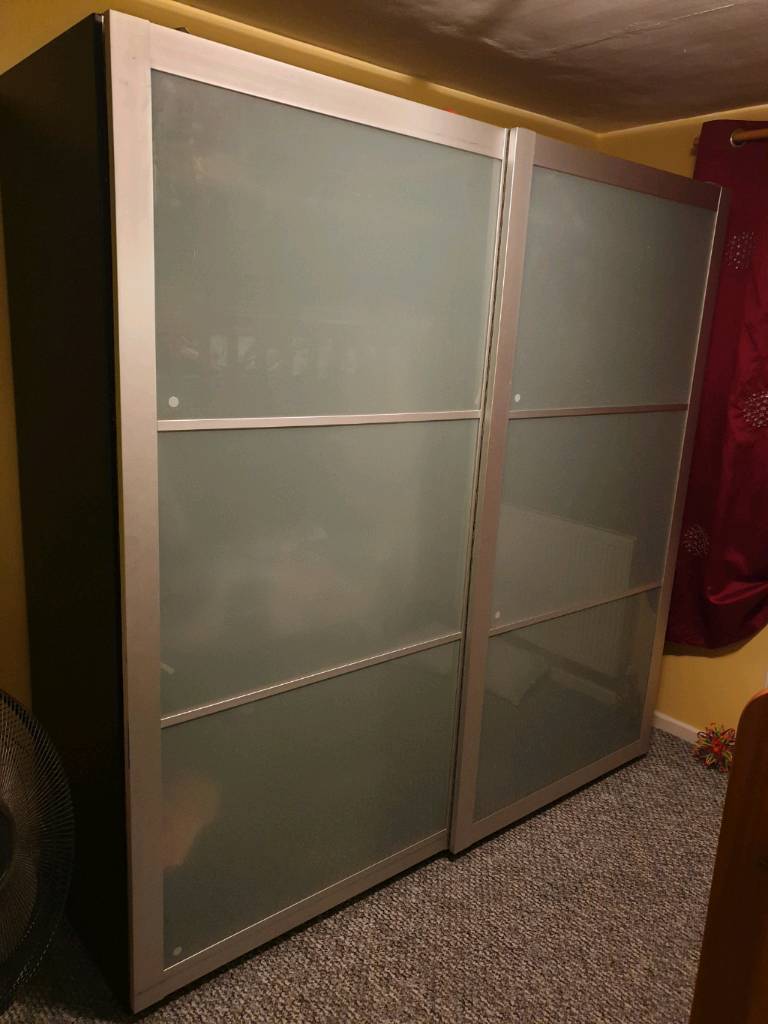 IKEA Pax Wardrobe with Sliding Doors in Castle Donington, Derbyshire