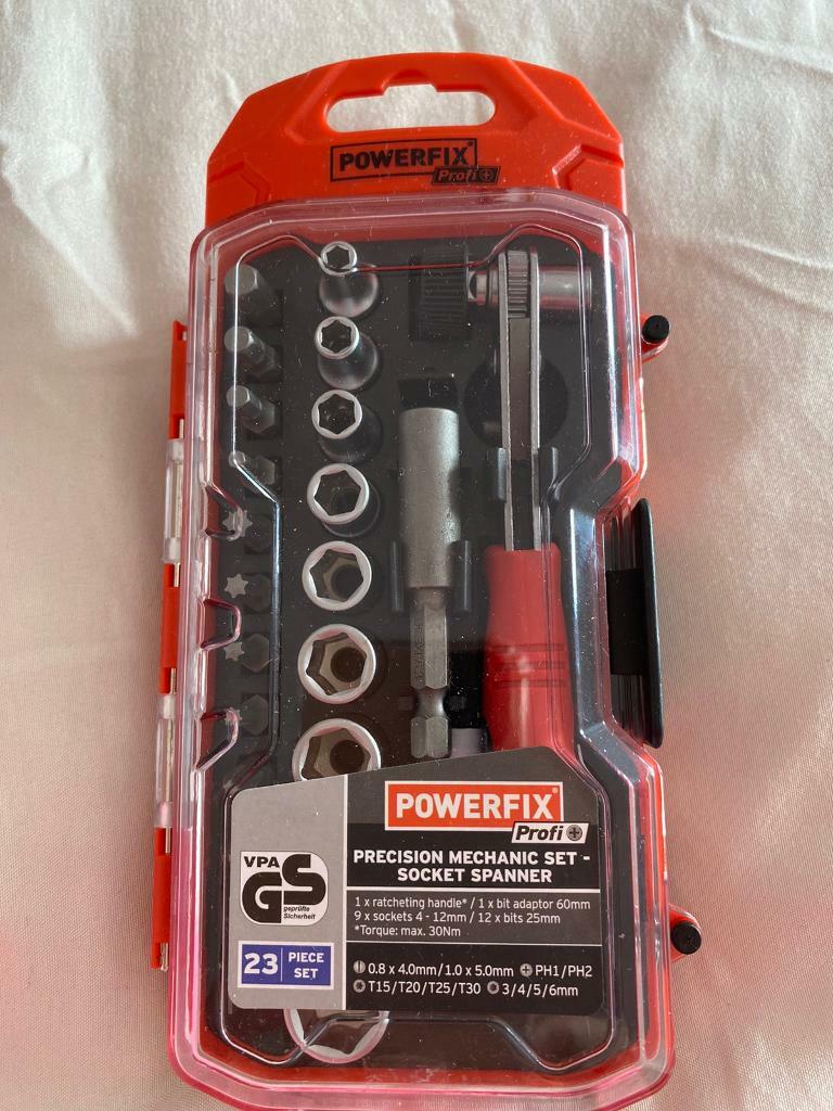 Powerfix precision mechanic set socket spanner in Langside, Glasgow Gumtree