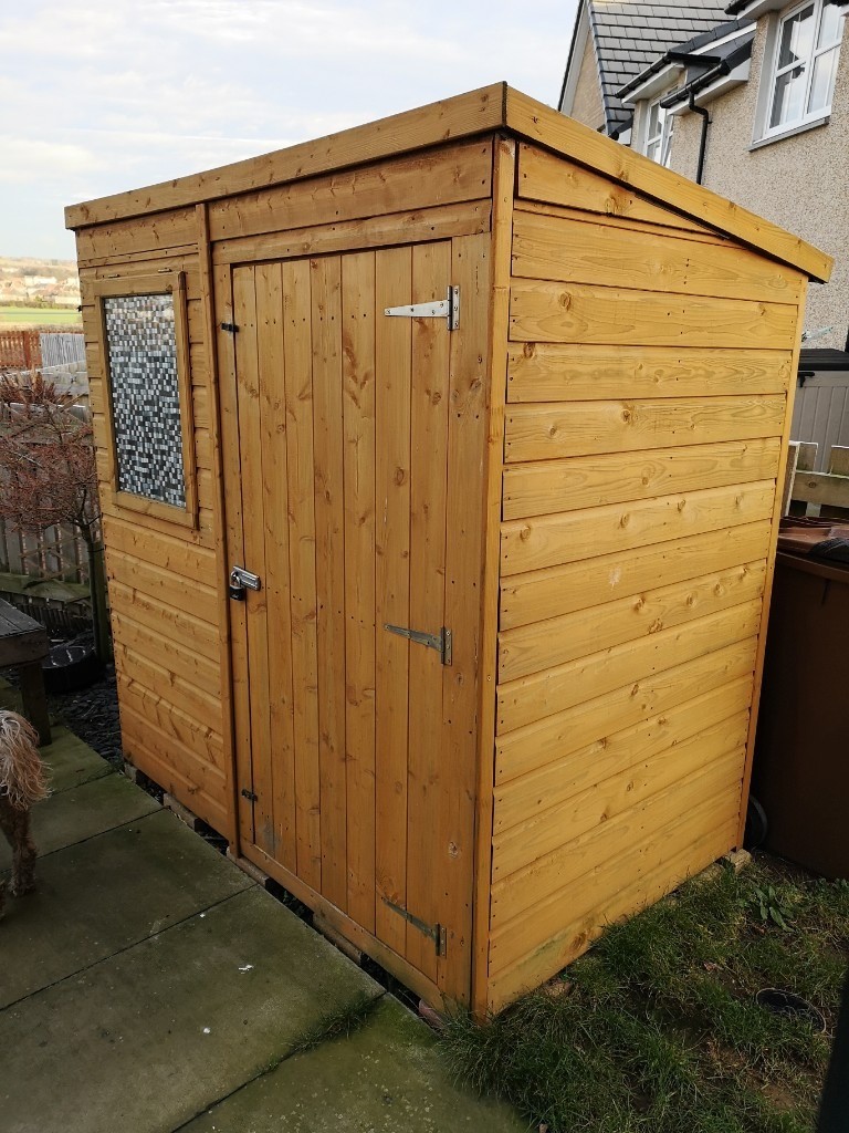 6x4 Caldey Pent Shiplap Wooden Shed in Rosyth, Fife Gumtree