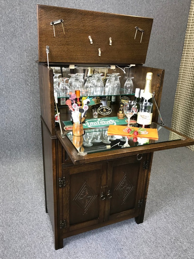 Jaycee Cocktail Bar Oak Drinks Old Charm Era Home Bar See