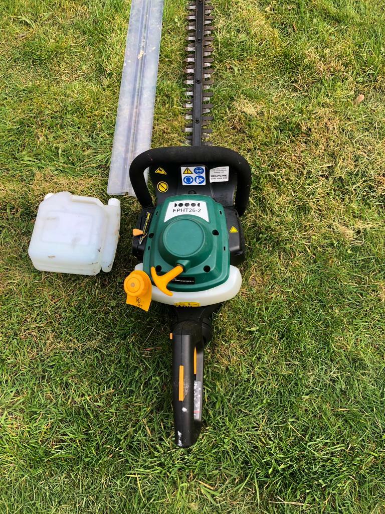 FPHT262 petrol hedge trimmer used twice in West Park, West Yorkshire
