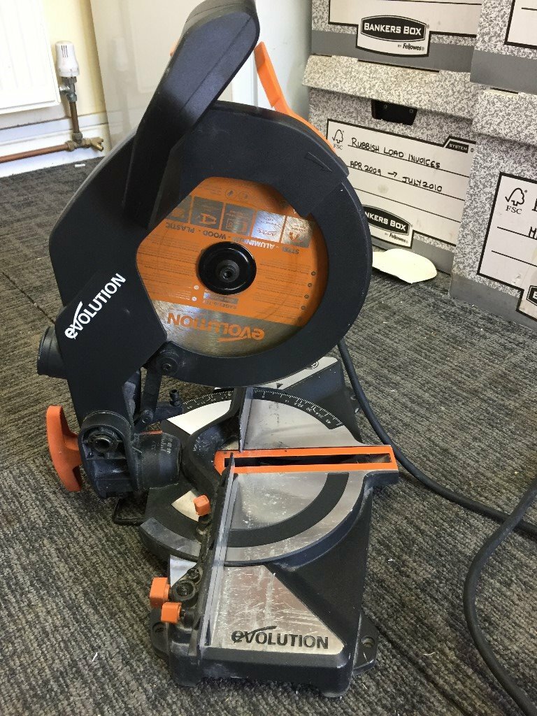 Evolution R210cms Chop Saw 110v In Mitcham London Gumtree