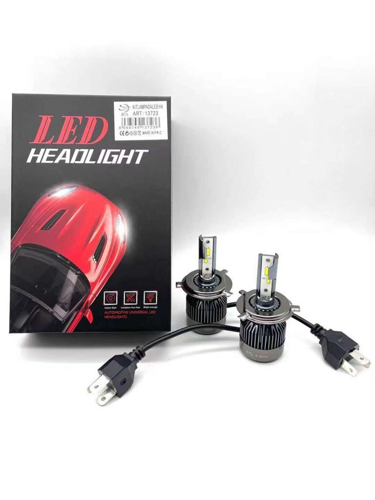 2 H4 Lampadine LED 30W 12-24V Coppia Faro moto Auto 6000 6500K awe