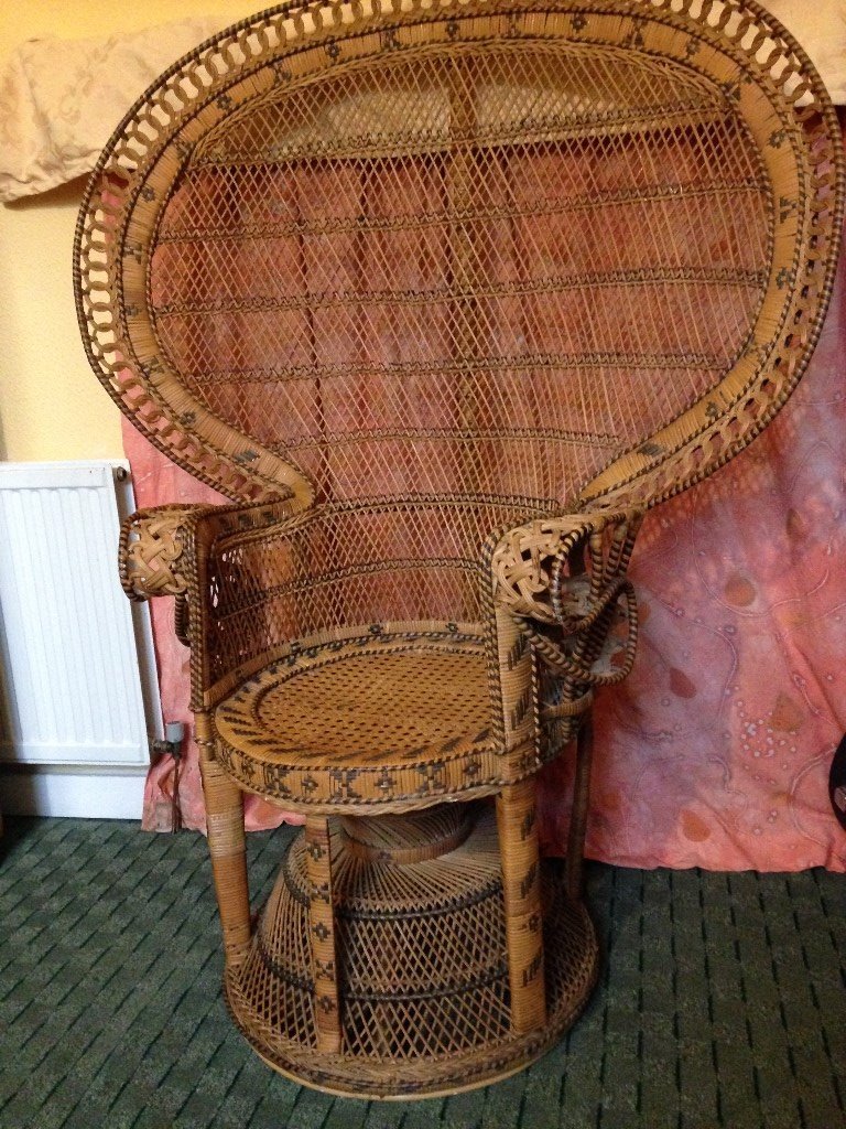 Vintage Wicker Peacock Chair in Newmilns, East Ayrshire Gumtree