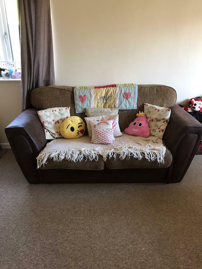 Two seater sofa bed | in Norwich, Norfolk | Gumtree