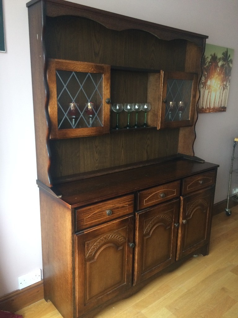 Living room vintage furniture, side unit, corner unit, drinks unit