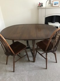 4 x red and grey check next Harlow dining chairs | in Worthing, West