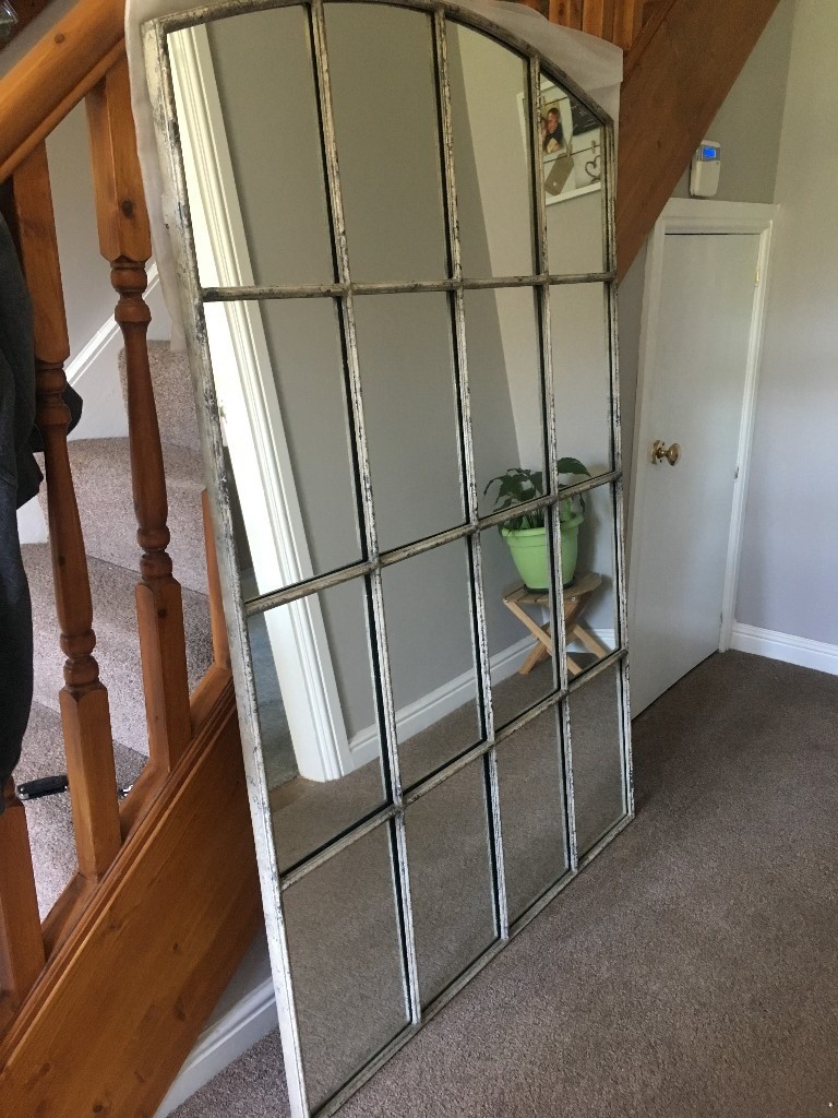 Laura Ashley Tamworth Mirror beautiful window pane mirror in brand