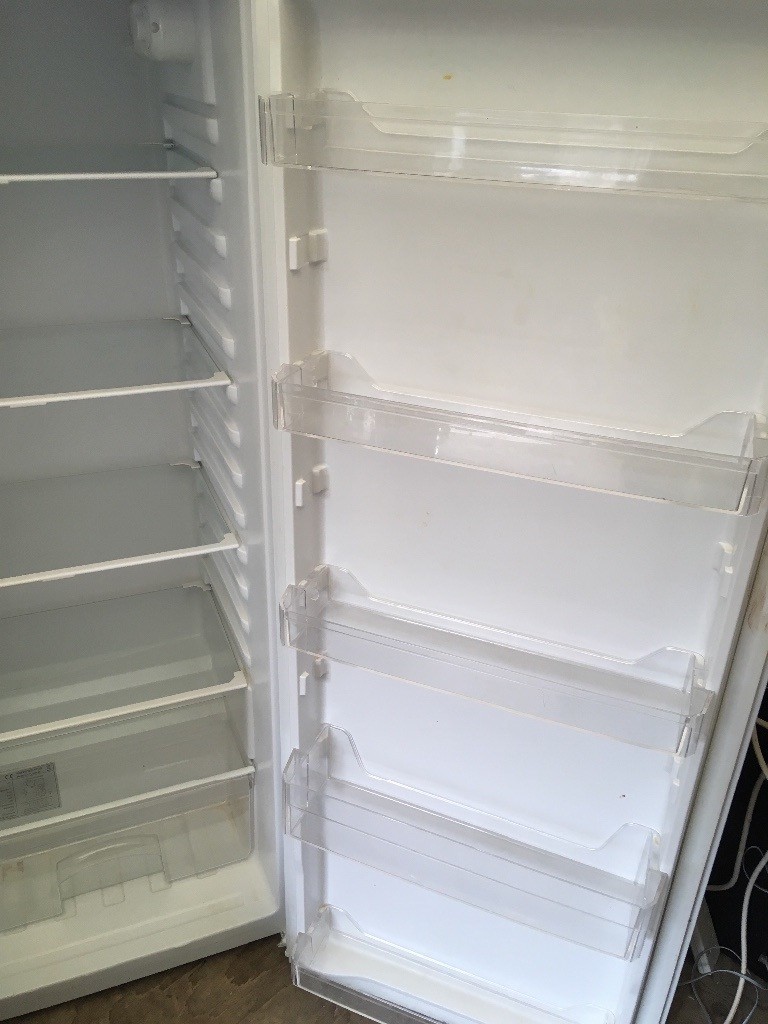 large standing fridge